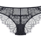 Swan Leavers Lace Panty - Black