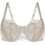 Swan Leavers Lace Bra - Ivory