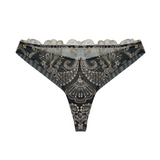 Cleopatra embroidered thong