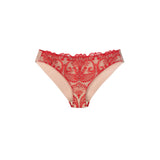 Spotlight Embroidered Panty - Red